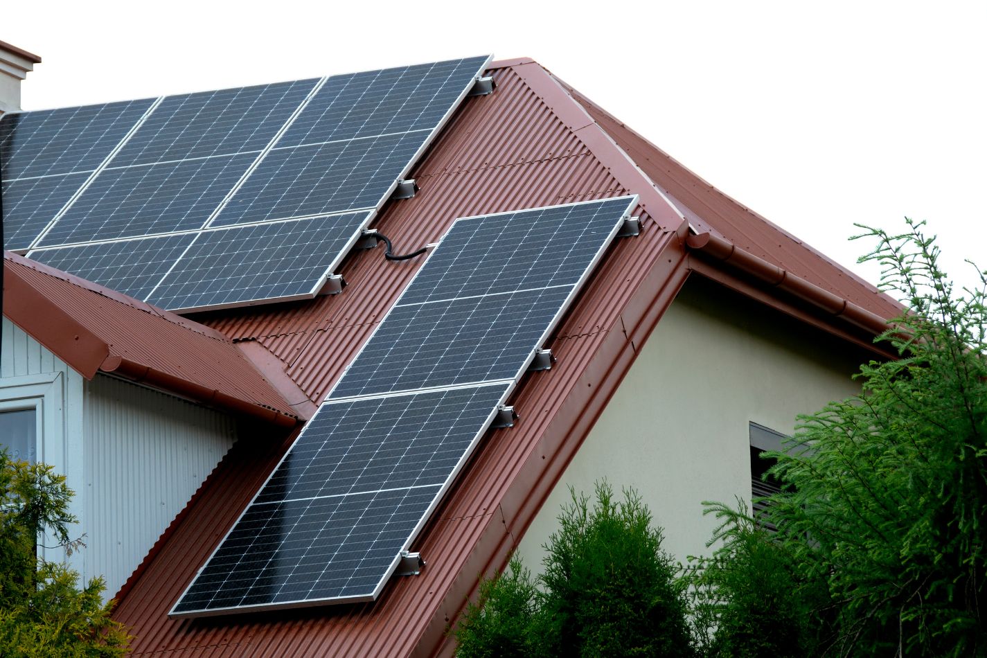 solar panels shading